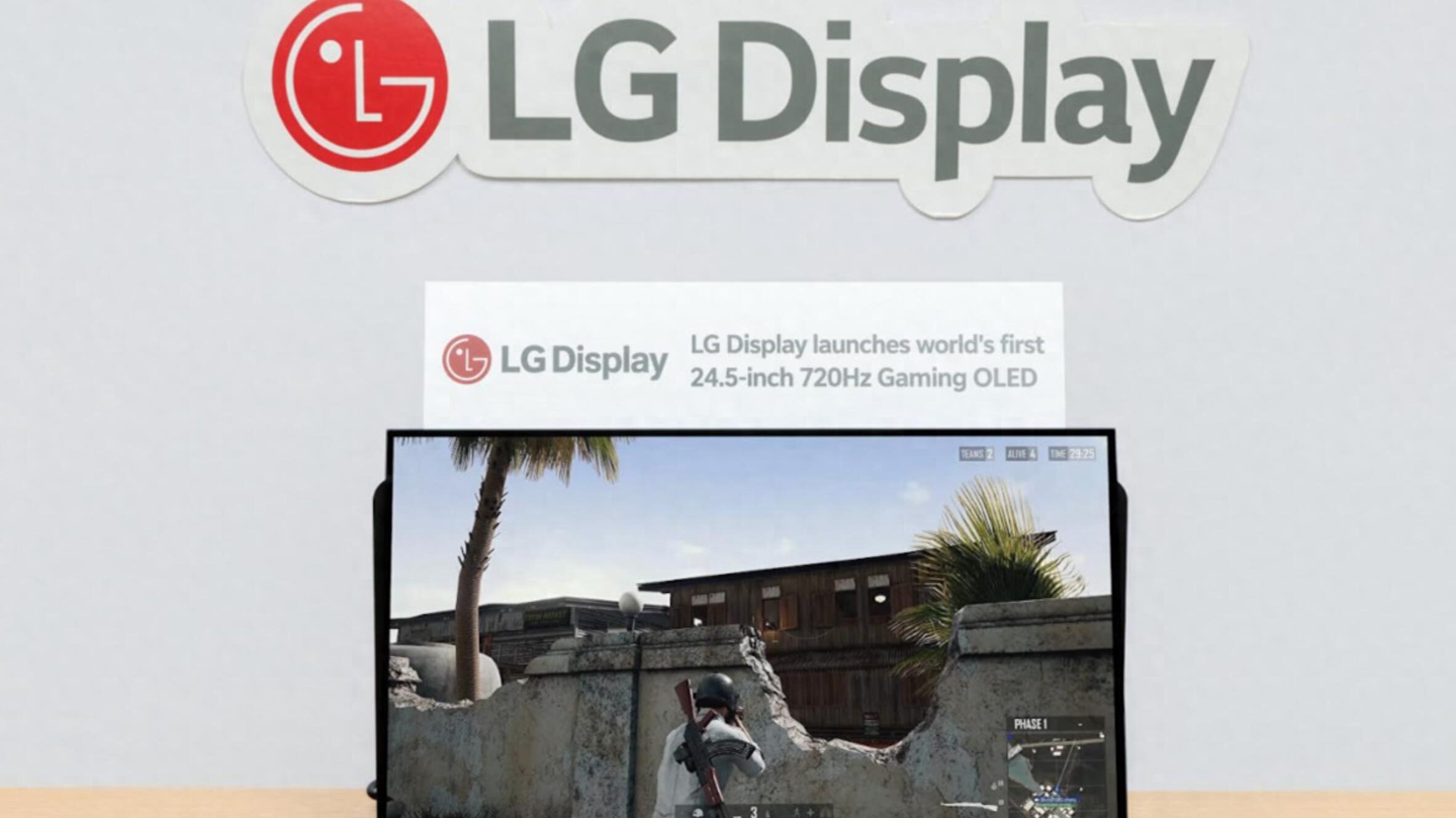 OLED显示器刷新率再攀高：LGD推出720Hz面板，24英寸专为电竞打造